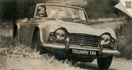 new triumph tr4 - comfort at its fastest - THE AUTOCAR Oct 1961 - pic1a