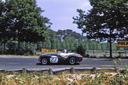 Triumph TR3S - No 27 - 24 h du Mans - juin 1959